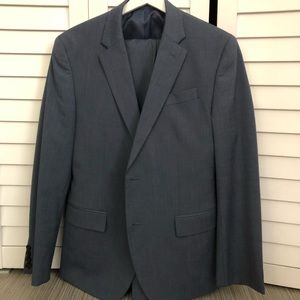 J. Ferrar Men’s 38S Navy Suit